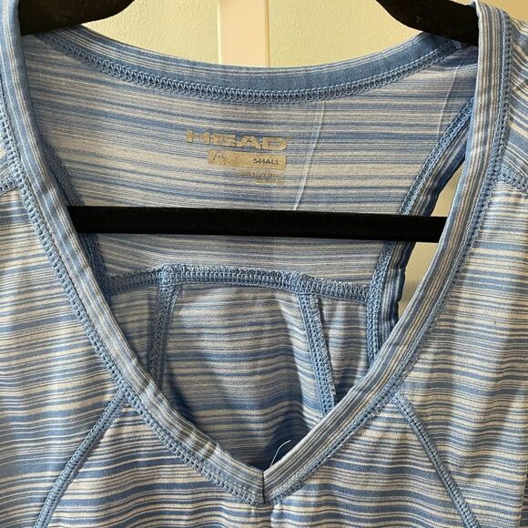 Head Blue Athletic Sleeveless Top with Zippered Pocket - Picture 2 of 4